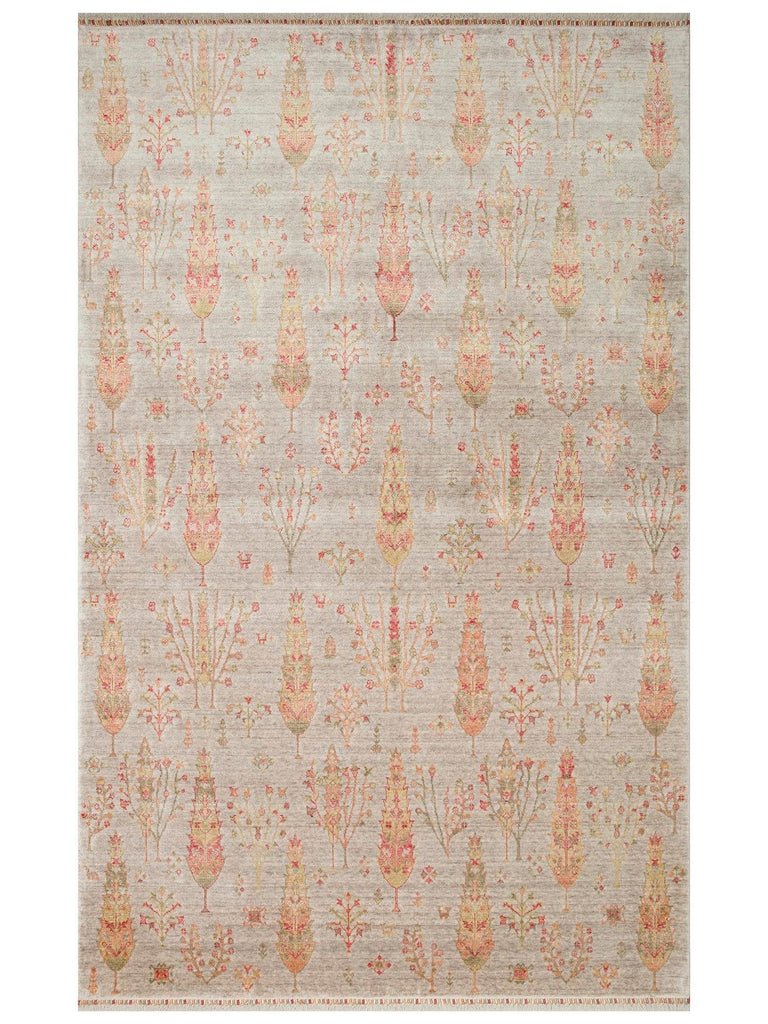 Oushak Carnaval 100% Natural Easy to Clean Handmade TENCEL™ Modern Uşak Carpet 08 BEIGE AUTUMN