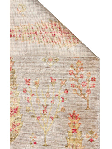 Oushak Carnaval Alfombra Uşak Moderna TENCEL™ 100% Natural, Fácil de Limpiar, Hecha a Mano 08 BEIGE AUTUMN  