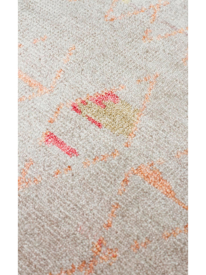 Oushak Carnaval 100% Natural Easy to Clean Handmade TENCEL™ Modern Uşak Carpet 15 BEIGE AUTUMN