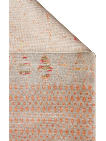 Oushak Carnaval Alfombra Uşak Moderna TENCEL™ 100% Natural, Fácil de Limpiar, Hecha a Mano 15 BEIGE AUTUMN  