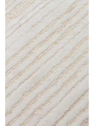 Alfombra tejida a mano de mezcla de lana y TENCEL™ serie Palermo CREAM