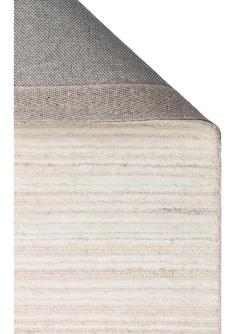 Alfombra tejida a mano de mezcla de lana y TENCEL™ serie Palermo CREAM