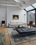 Palette Series 100% Natural Wool Viscose Cotton Handwoven Scandinavian Living Room Sitting Room Rug COALD