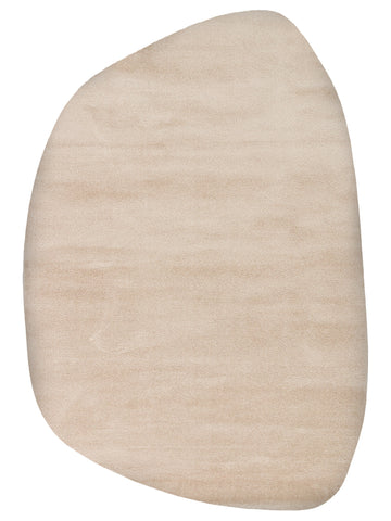 Peace Art Hav Toz Vermez Yumuşak Tuşeli Zarif Shaggy Halı 03 BEIGE - Carpetdocia