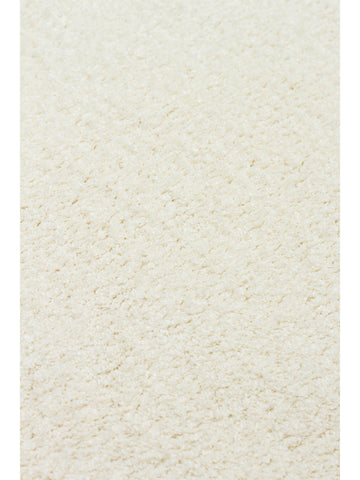 Peace Hav Toz Vermez Yumuşak Tuşeli Zarif Shaggy Halı 01 WHITE - Carpetdocia
