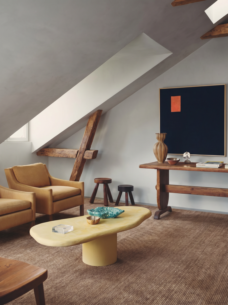 Portofino Serie 100% natürliche Viskose Wolle Baumwolle handgewebter moderner Wohnzimmer Teppich BROWN