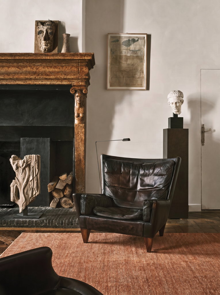 Portofino Serie 100% natürliche Viskose Wolle Baumwolle handgewebter moderner Wohnzimmer Teppich TERRA