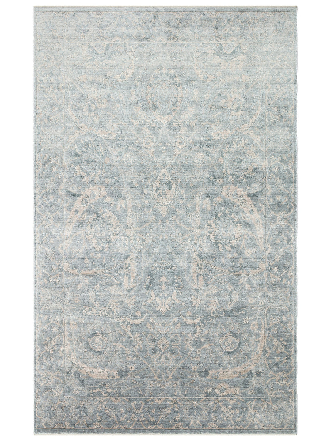 Çırağan %100 Naturel Özel Işıltılı El Emeği ile Özel Tezgahlarda Üretilen Tensel Uşak Halısı 07SKYVZ - Carpetdocia