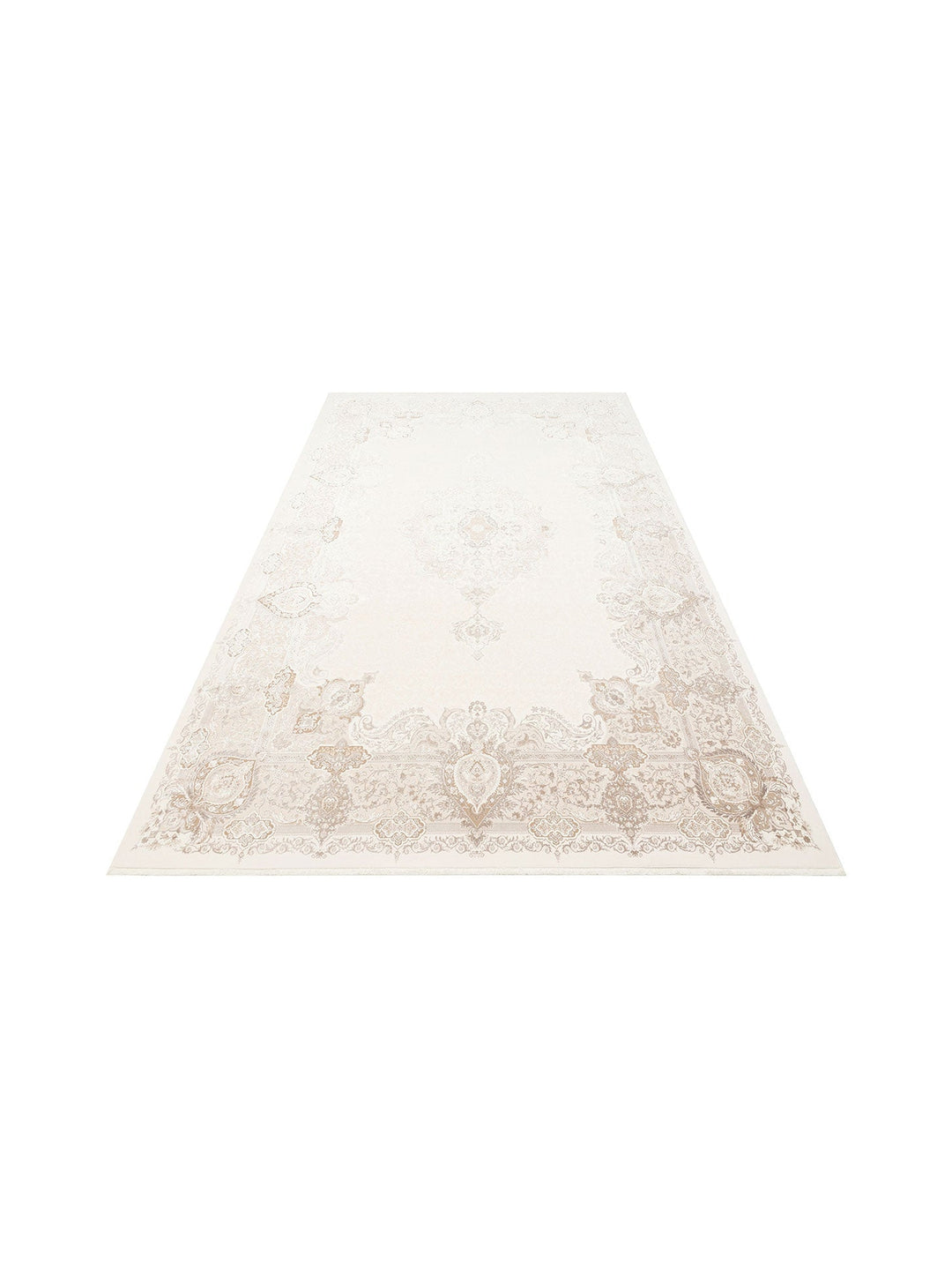 Üsküdar Serisi Yüksek Kaliteli Sık Dokuma Modern Salon Halısı 01 CREAM BEIGE - Carpetdocia