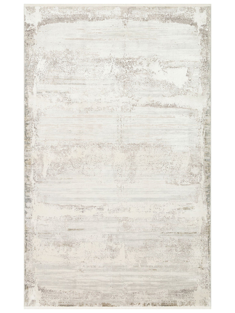 Üsküdar Series High Quality Dense Woven Modern Living Room Carpet 02 CREAM GREY