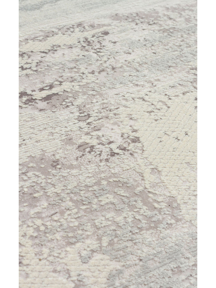 Üsküdar Serisi Yüksek Kaliteli Sık Dokuma Modern Salon Halısı 02 CREAM GREY - Carpetdocia