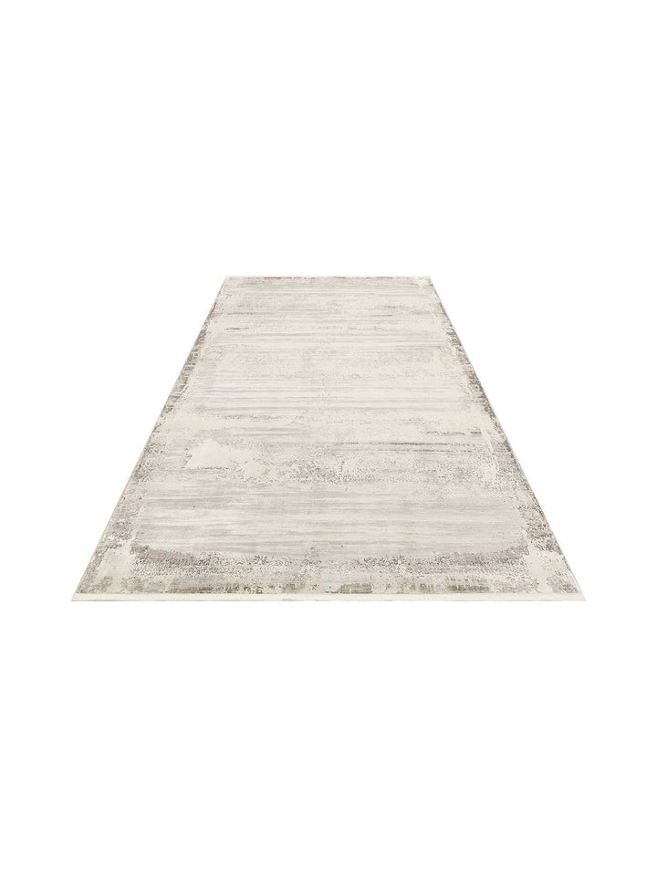 Üsküdar Serisi Yüksek Kaliteli Sık Dokuma Modern Salon Halısı 02 CREAM GREY - Carpetdocia