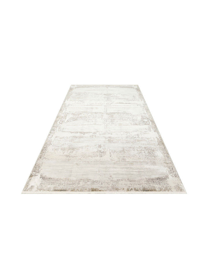Üsküdar Serisi Yüksek Kaliteli Sık Dokuma Modern Salon Halısı 02 CREAM GREY - Carpetdocia