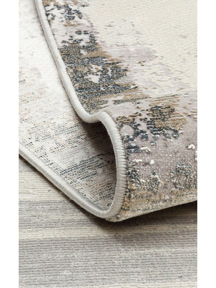 Üsküdar Serisi Yüksek Kaliteli Sık Dokuma Modern Salon Halısı 02 CREAM GREY - Carpetdocia