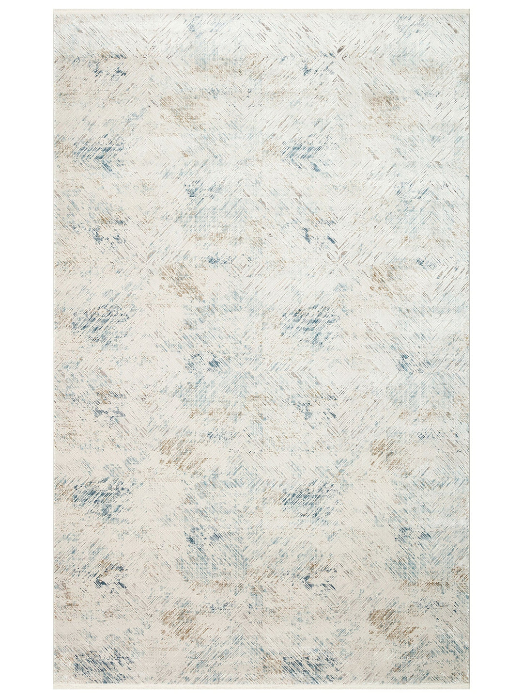 Üsküdar Serisi Yüksek Kaliteli Sık Dokuma Modern Salon Halısı 03 CREAM BLUE - Carpetdocia