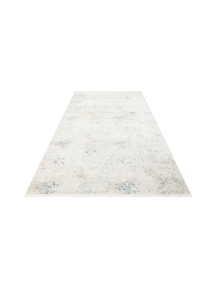 Üsküdar Serisi Yüksek Kaliteli Sık Dokuma Modern Salon Halısı 03 CREAM BLUE - Carpetdocia