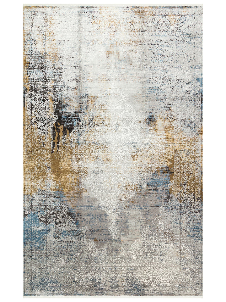 Üsküdar Serisi Yüksek Kaliteli Sık Dokuma Modern Salon Halısı 04 GREY XW - Carpetdocia