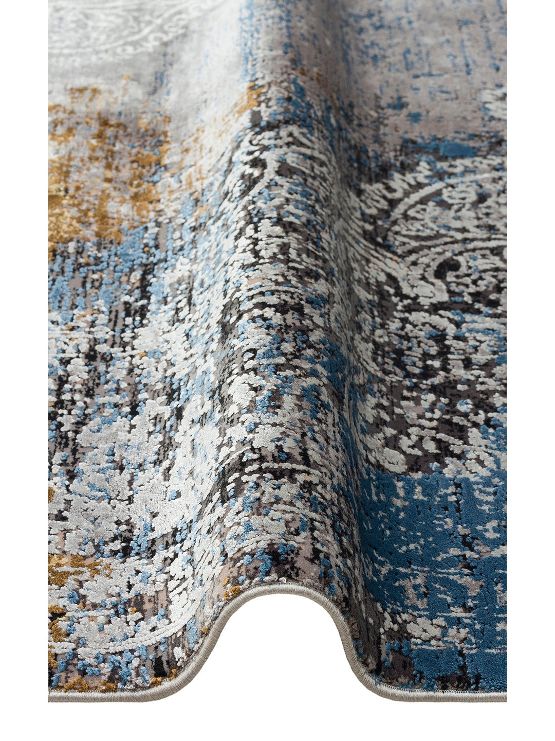 Üsküdar Serisi Yüksek Kaliteli Sık Dokuma Modern Salon Halısı 04 GREY XW - Carpetdocia