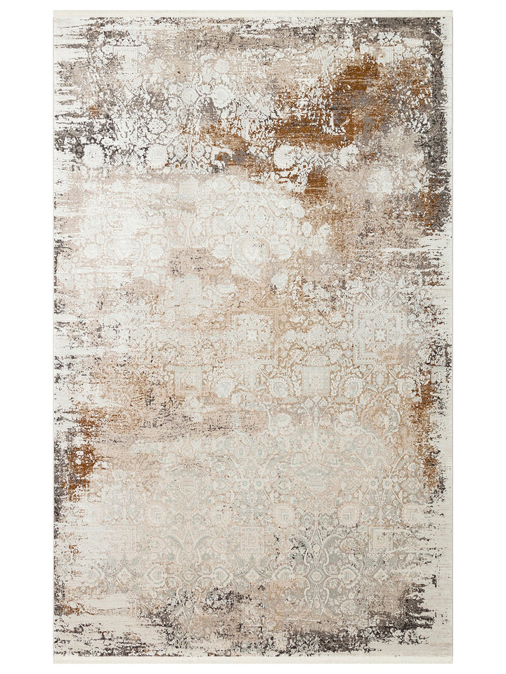 Üsküdar Serisi Yüksek Kaliteli Sık Dokuma Modern Salon Halısı 06 BEIGE XW - Carpetdocia