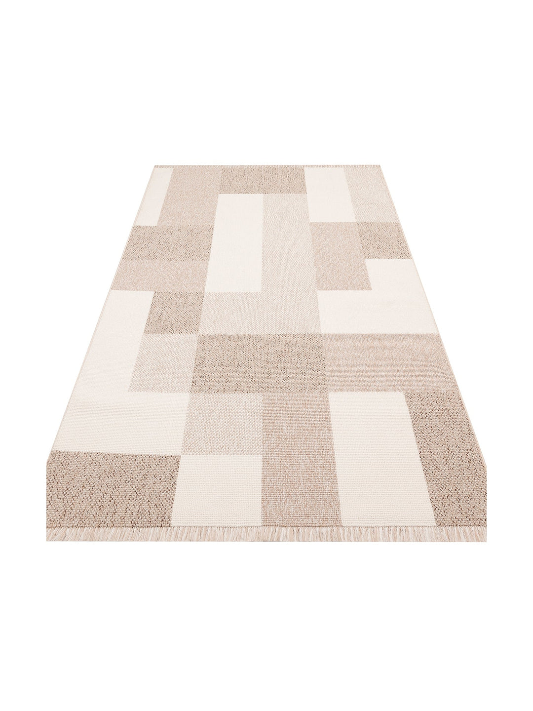 İskandinav Serisi Hasır Dokuma Oturma Odası Koridor Antre Mutfak Modern Halı 07 BEIGE - Carpetdocia