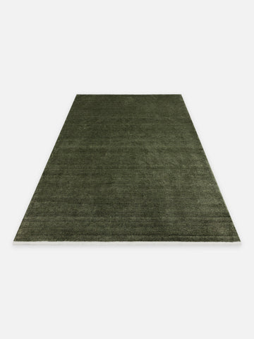 Victoria %100 TENCEL™ Lyocell El Emeği ile Üretilen Halı FOREST MOSS açılı görünüm