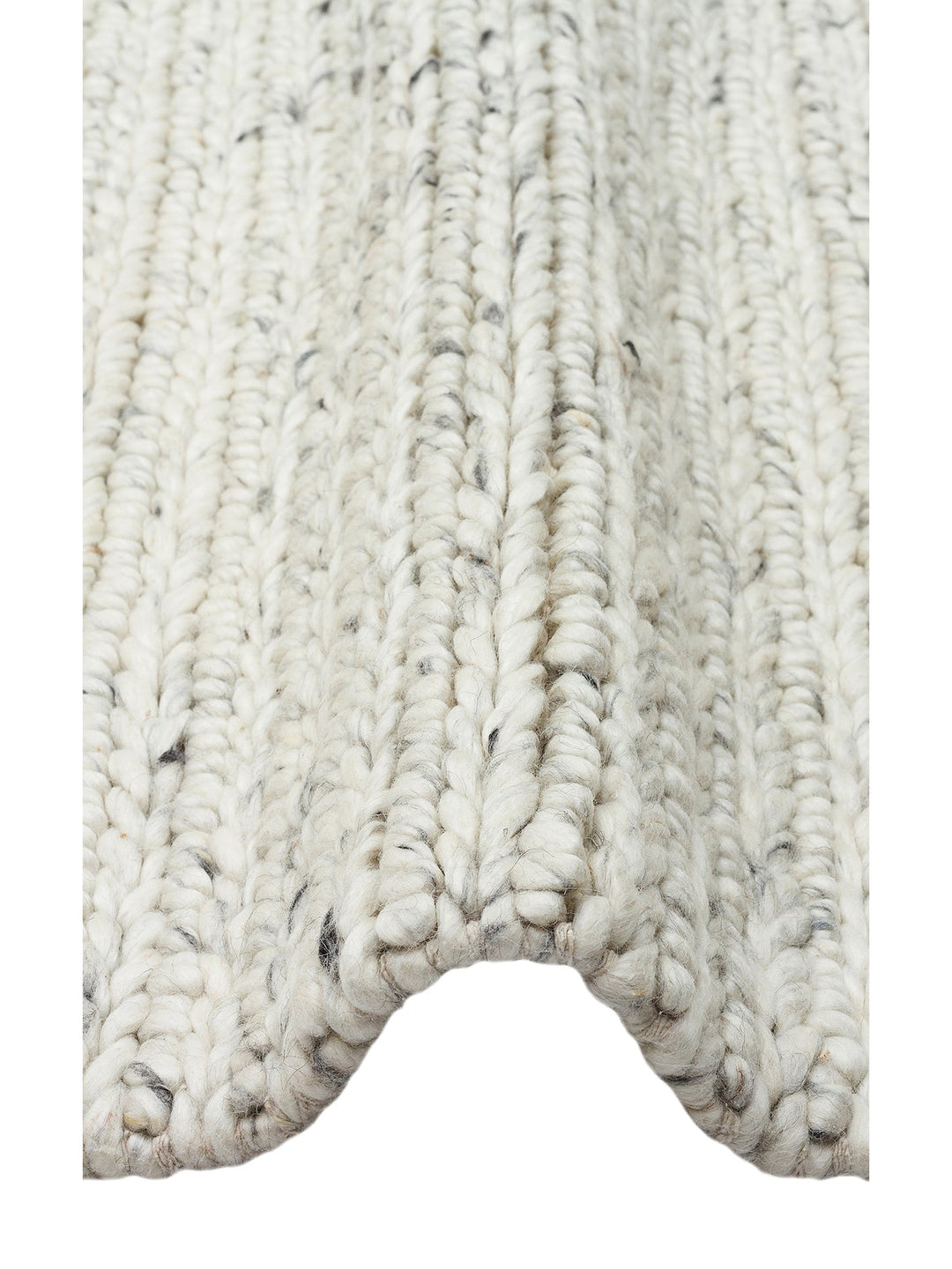 Woolstar %100 Naturel Kazak Desenli Salon Oturma Odası Koridor Antre El Dokuma Örgü Halı 07 L.GREY - Carpetdocia