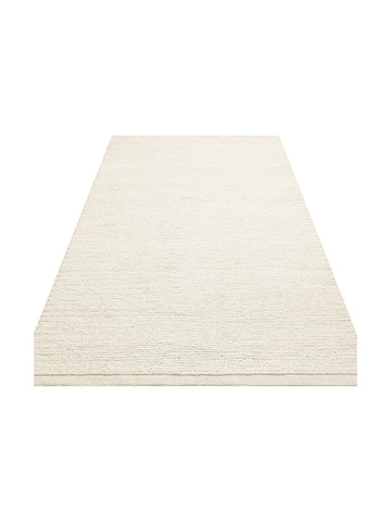 Woolstar %100 Naturel Kazak Desenli Salon Oturma Odası Koridor Antre El Dokuma Örgü Halı 07 WHITE - Carpetdocia