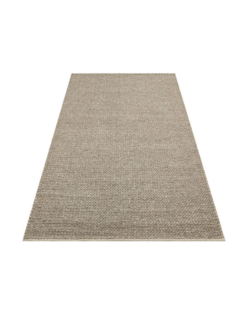 Woolstar %100 Naturel Kazak Desenli Salon Oturma Odası Koridor Antre El Dokuma Örgü Halı BROWN - Carpetdocia