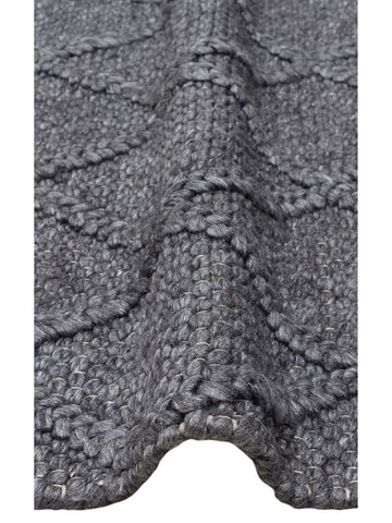 Woolstar %100 Naturel Kazak Desenli Salon Oturma Odası Koridor Antre El Dokuma Örgü Halı DIAMONDANT - Carpetdocia